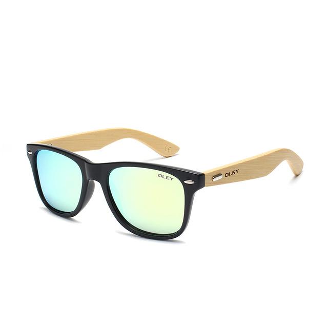 Bamboo Leg Polarized Men Sunglasses