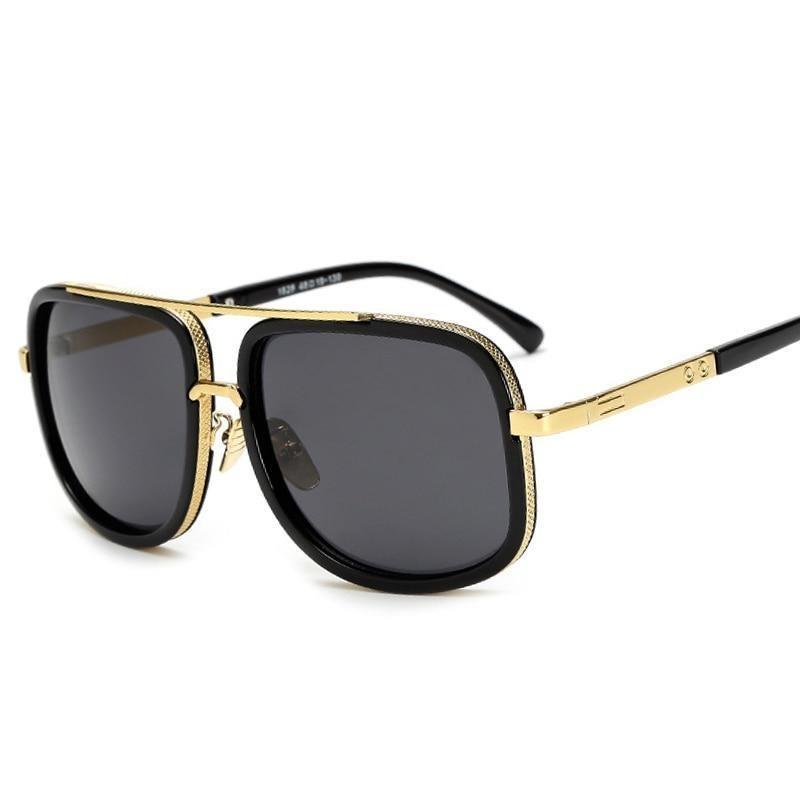 Zoloss - Men's Polarized Sunglasses Big Square Frame Luxury UV400 Retr –  zoloss