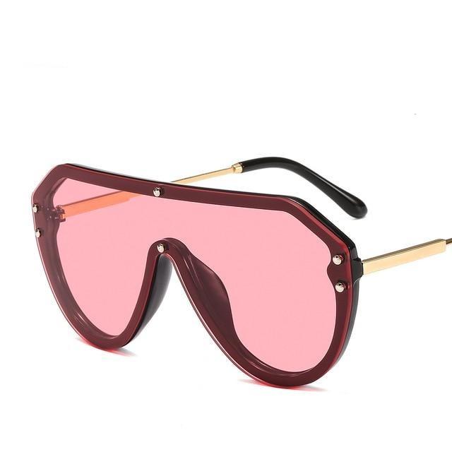 new arrival 2021 futuristic sunglasses women uv400 fendii sunglasses large oversized shades for women oculos de sol feminino