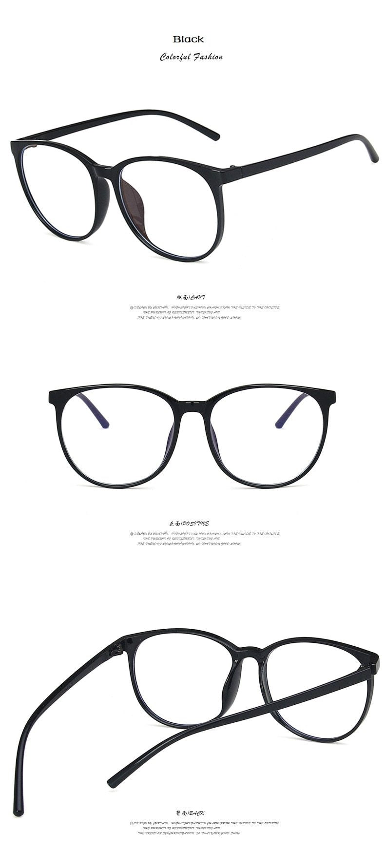 Blue Light Blocking Glasses 2021 Women Oversized Eyeglasses Anti Blue Light Computer Glasses Men Safety Eyewear Spectacle