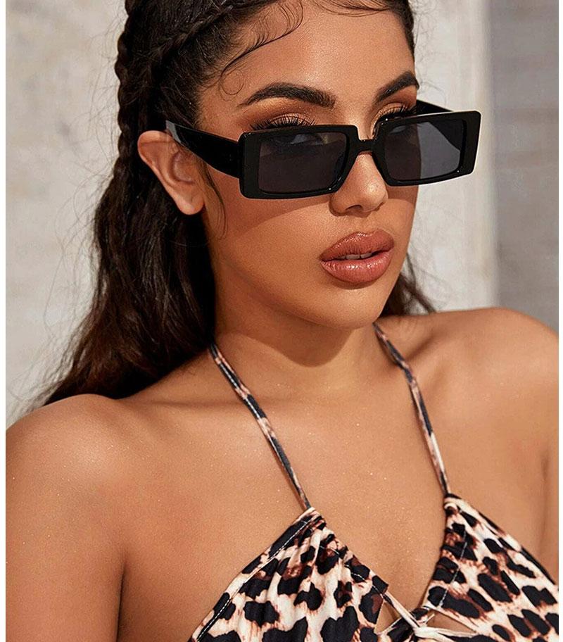 RBROVO 2021 Square Retro Sunglasses Women Vintage Sun Glasses For Women/Men Luxury Brand Eyeglasses Women Small Oculos De Sol