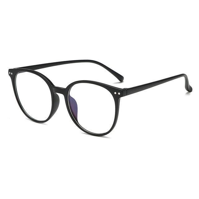 2021 Trends Office Anti Blue Light Oversized Round Glasses Computer Women Blue Blocking Gaming Big Size Men Eyeglasses Frame