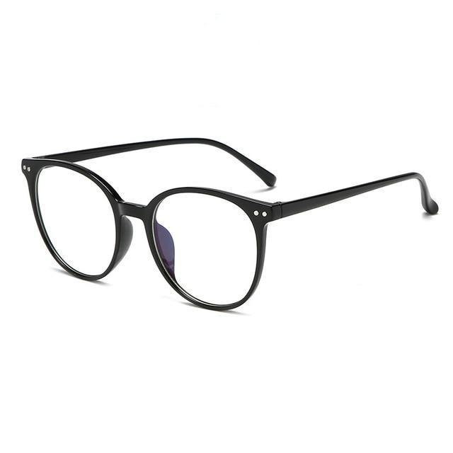 2021 Trends Office Anti Blue Light Oversized Round Glasses Computer Women Blue Blocking Gaming Big Size Men Eyeglasses Frame