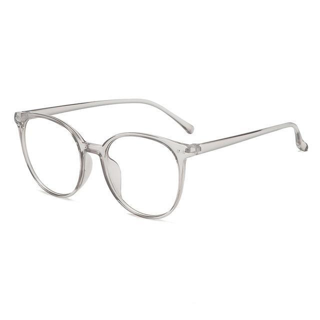 2021 Trends Office Anti Blue Light Oversized Round Glasses Computer Women Blue Blocking Gaming Big Size Men Eyeglasses Frame