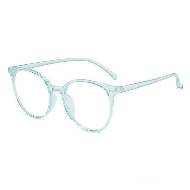 2021 Trends Office Anti Blue Light Oversized Round Glasses Computer Women Blue Blocking Gaming Big Size Men Eyeglasses Frame