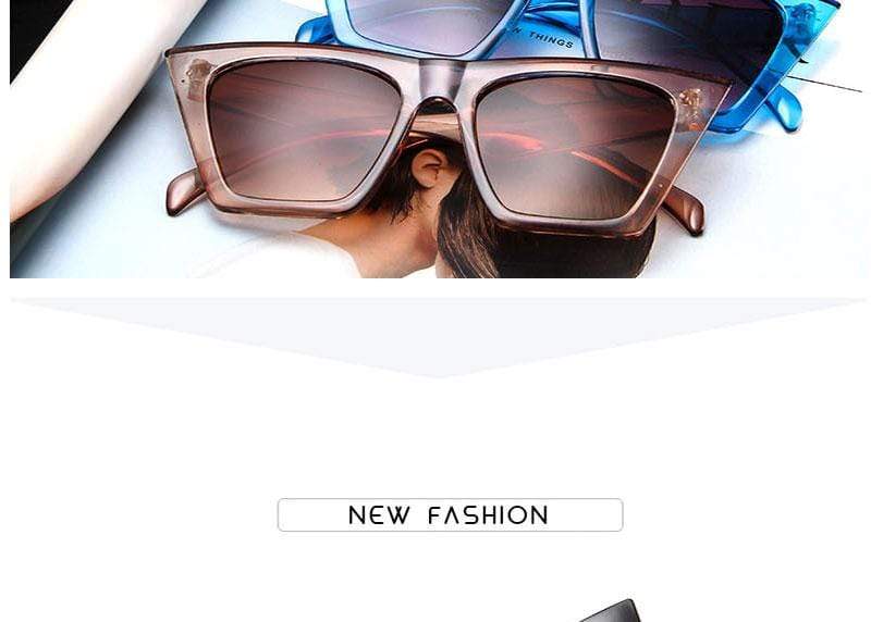 Yoovos 2019 Vintage Classic Sunglasses Women Retro Plastic Candy Color Lens Glasses Luxury Outdoor Travel Lentes De Sol Mujer