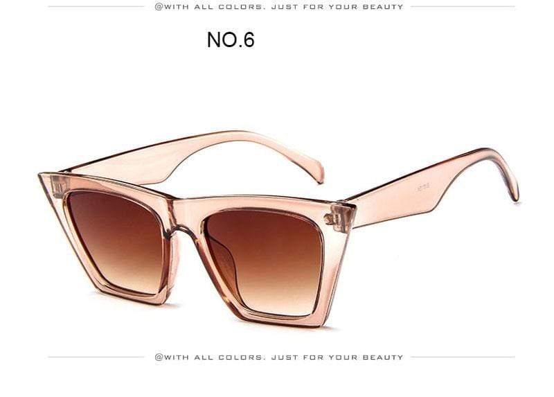 Yoovos 2019 Vintage Classic Sunglasses Women Retro Plastic Candy Color Lens Glasses Luxury Outdoor Travel Lentes De Sol Mujer